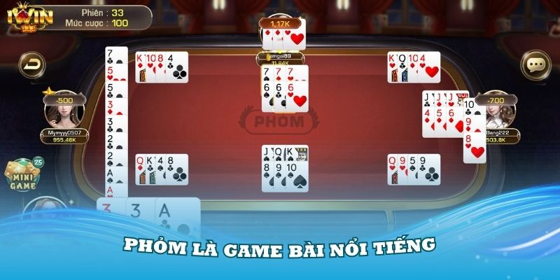 Phỏm là một trong top 10 game bài casino hay nhất