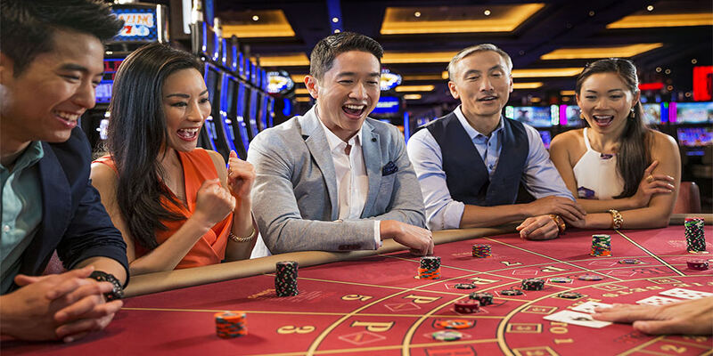 Baccarat là điểm nhấn tại các sòng casino trực tiếp