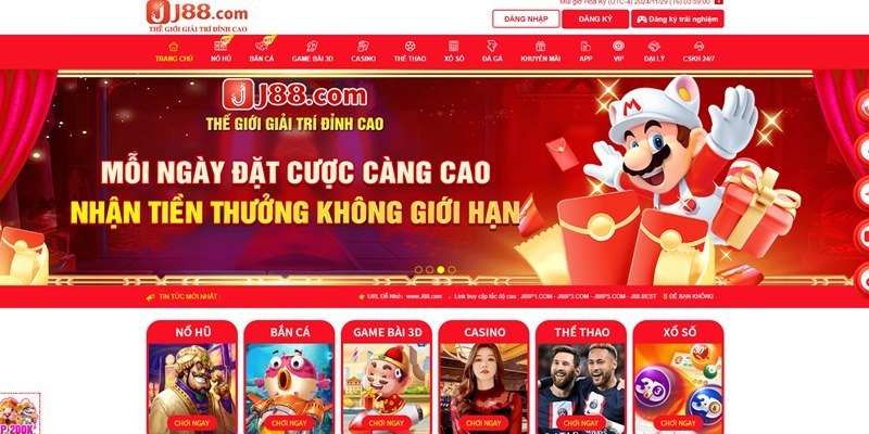 Bạn có thể an tâm khi đặt tiền tại J88